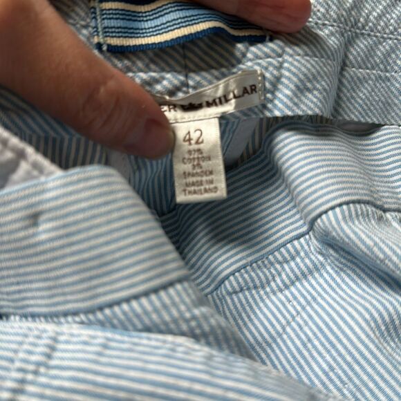 PETER MILLAR | Pinstripe Cotton Blend Stripe Short | 42 - Picture 9 of 9